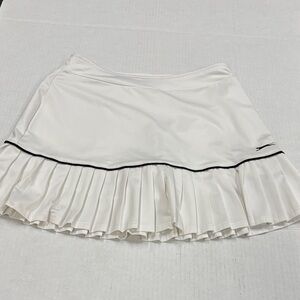 Slazenger White Pleated Women's Skirt